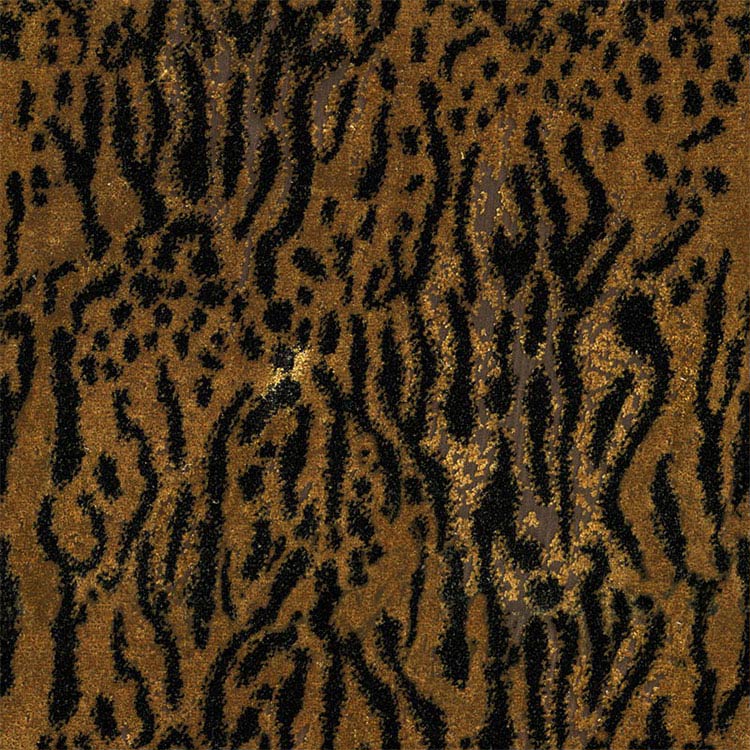 780gsm berkualiti tinggi Tiger Stripe Jacquard Jacquard Cut Fabric Velvet